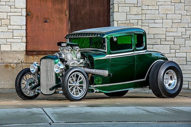 HappyMotorhead's tweet image. Rat Fink vibes in full effect! This wicked 1931 Model A hot rod sports a killer candy green finish and pure Kustom Kulture attitude. Who's ready to rumble? 🐀💨 #RatFink #HotRod #ModelA