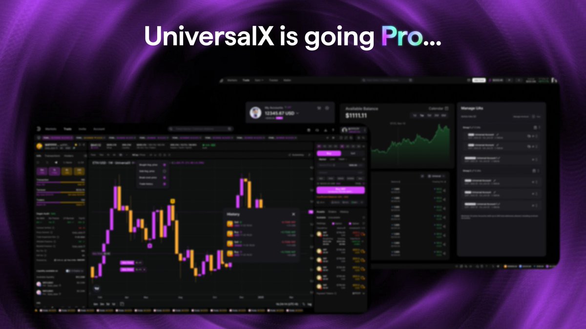 Quick flag, this one is actually interesting 👀

<a href="/UseUniversalX/">UniversalX</a> PRO from <a href="/ParticleNtwrk/">Particle Network</a> is bouta roll out.

The core idea is simple:

▸ trade tokens across chains
▸ use SOL or stables directly
▸ no bridging
▸ no gas token headaches

ngl this is the kinda terminal infra that