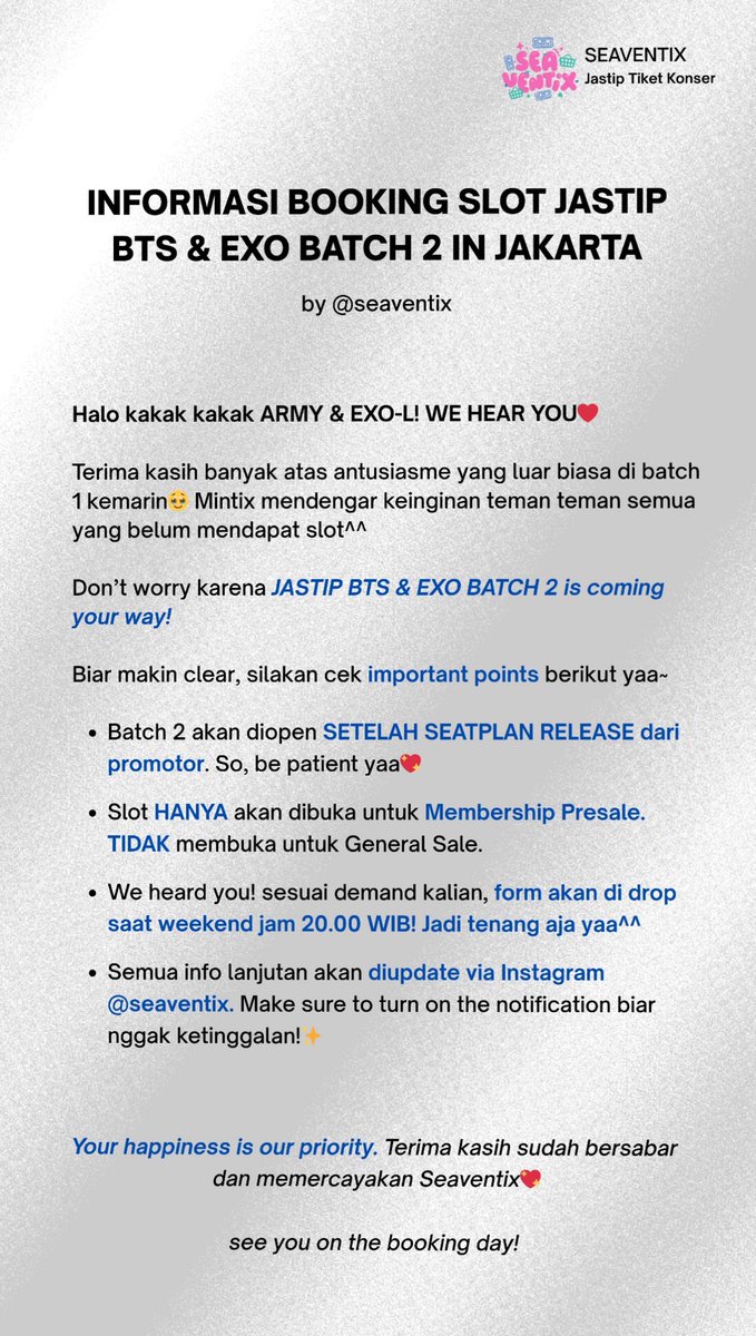 JASTIP TIKET KONSER tweet media