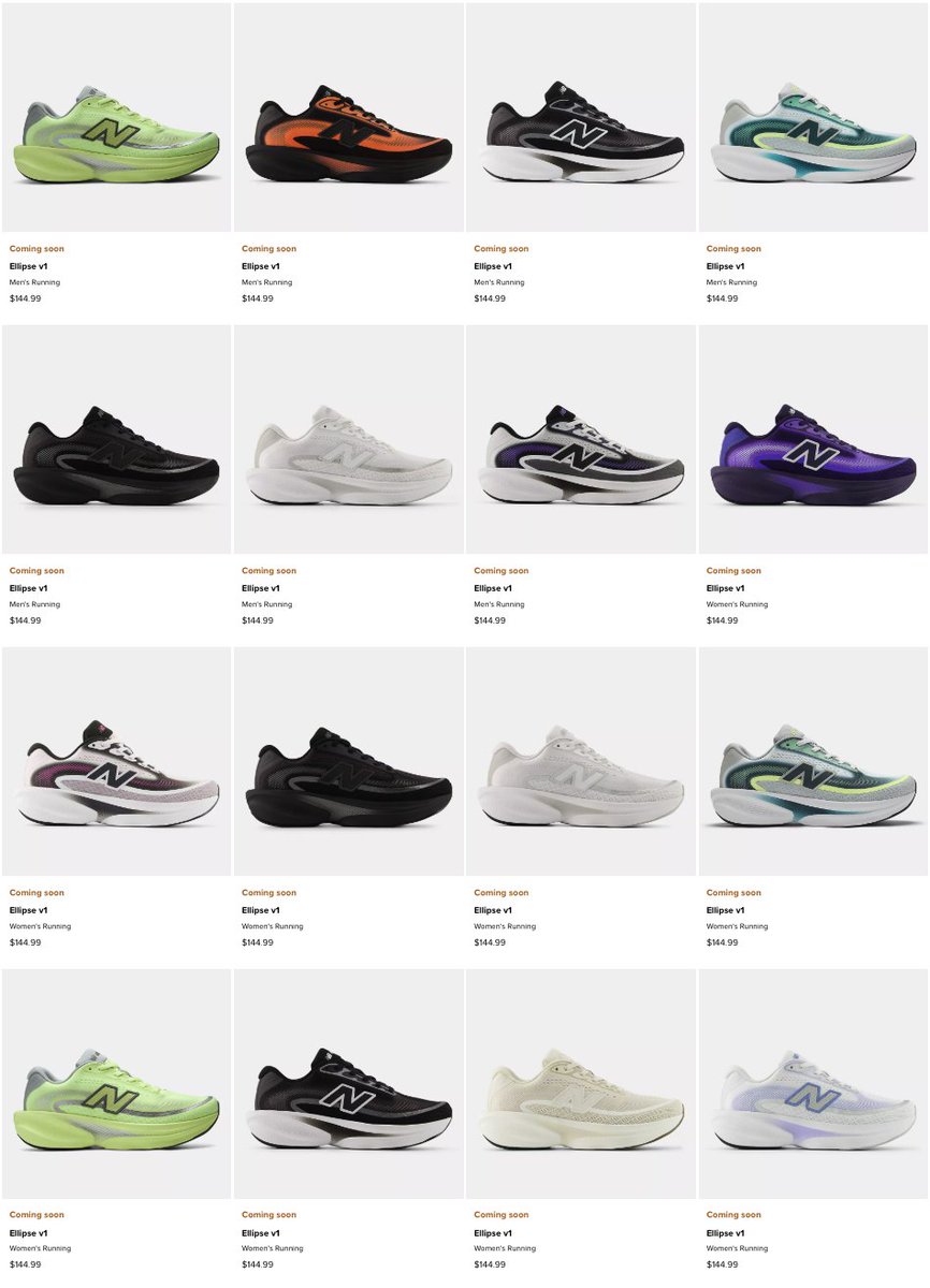 SOLELINKS's tweet photo. Ad: LIVE at 9pm PT/12am ET via NB US
New Balance Ellipse v1 Collection
=> https://t.co/aEdnB89XFU https://t.co/pIDSeZFY3q