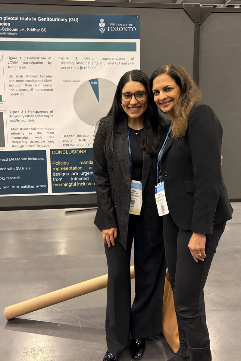 Erikaadm_c's tweet photo. Present at #ASCOGU2026 👩🏻‍⚕️🧬!

What a privilege to present this work from @UofT and @pmcancercentre under the mentorship of the Chair of GU Medical Oncology in Canada 🇨🇦!! 

Grateful for this incredible opportunity✨✨✨
#GU2026 #medonc #Inclusion #melanomaandskin #bioethics https://t.co/ipG0GtTG5g