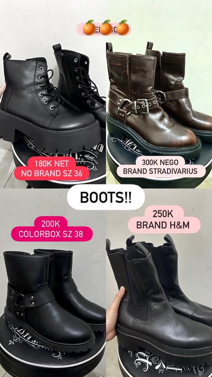 neyo jual boots 📌 tweet media