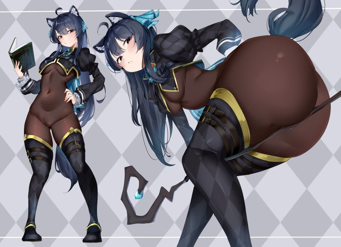 【Skeb】VRChatモデルのスヴァルトリリヤちゃん 