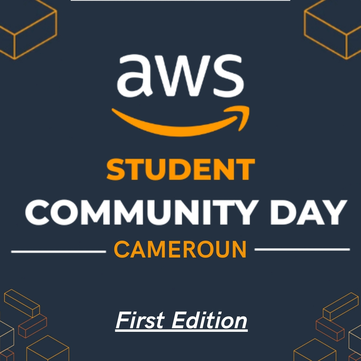 CabrelLesage's tweet photo. HISTORIC! Cameroon hosts the first AWS Student Community Day! 🇨🇲☁️
Following the success of #AWSCommunityDay, we are stepping up a gear with an event dedicated to students.
Join the official group for all the information: 🔗https://t.co/GWAxfFbkEZ
Share widely! https://t.co/sUIlnOuyhW