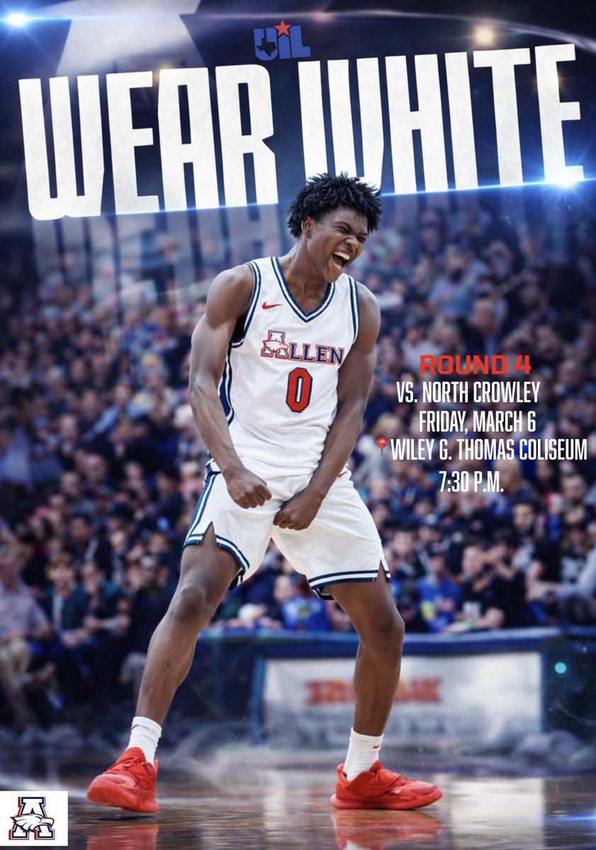 AllenEagleBball's tweet photo. ⚠️⚪️ 𝐖𝐄𝐀𝐑 𝐖𝐇𝐈𝐓𝐄 Friday night‼️ https://t.co/XZCiI1zpm8