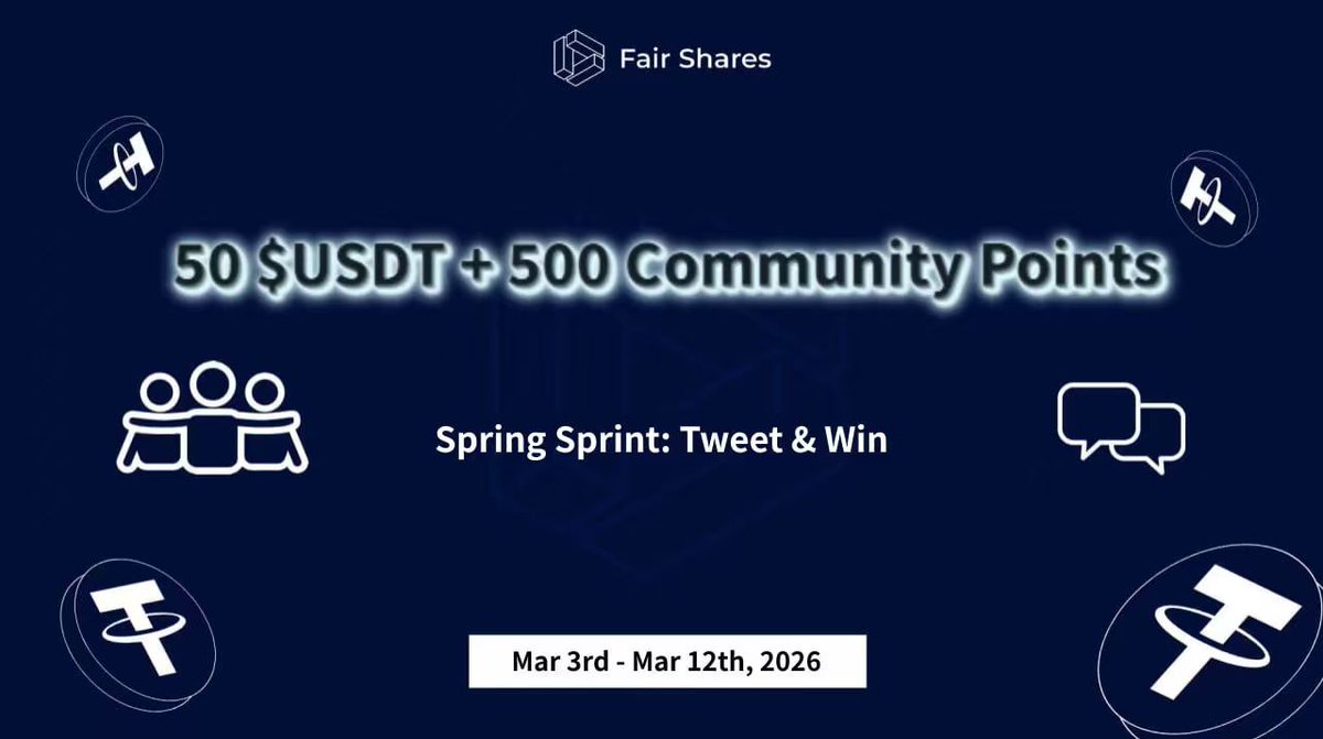 Spring into action! 🌱 I just joined the <a href="/Fair_Shares/">FairShares</a> community. They are building the future of RWA and on-chain finance.
Join the revolution with me and prep for future airdrops! 🚀
Join here: t.me/+aTwK3nIxW_RjO…
#FairShares #RWA #OnChainFinance #Airdrop