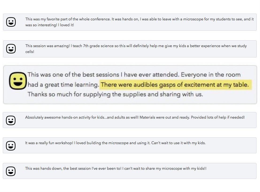 Microscopes Workshop tweet media