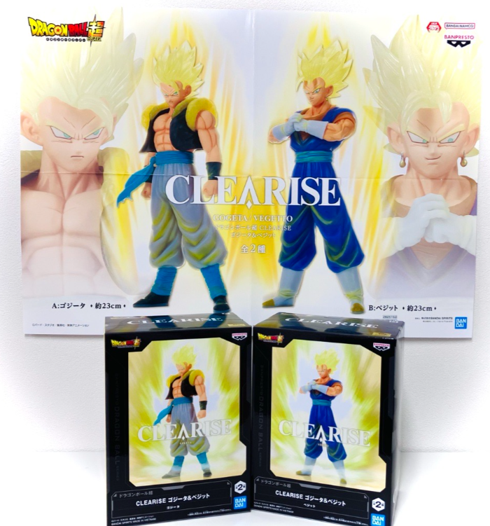 ドラゴンボール超 CLEARISE ゴジータ＆ベジット フィギュア6個 ドラゴンボール超 CLEARISE ゴジータ&ベジット | オンラインクレーン