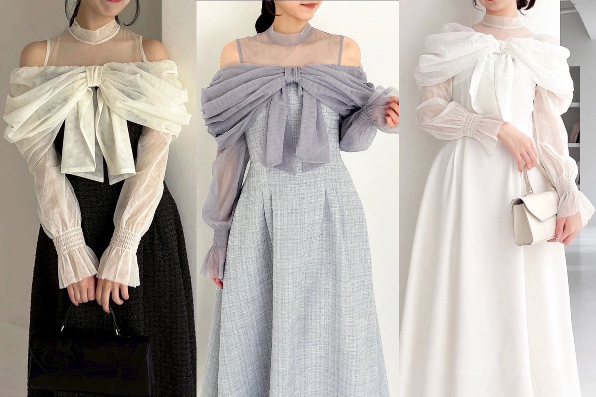 本日新作発売日です⟡.· そして #ビッグリボンドレス が再入荷しており