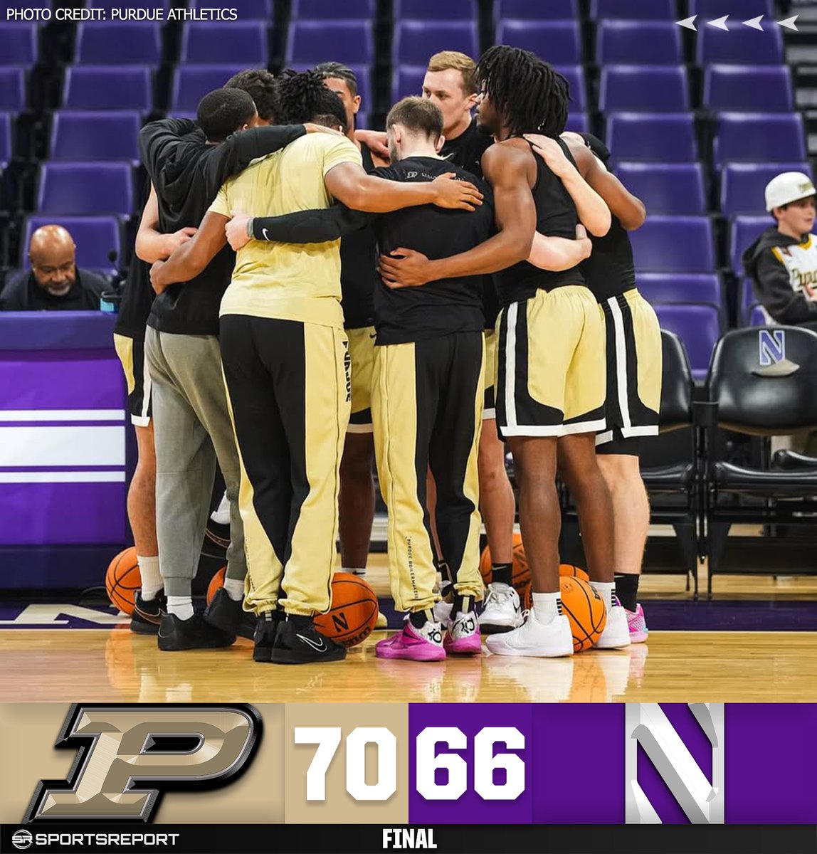 BOILERS WIN!!! Purdue beats Northwestern on the road!!