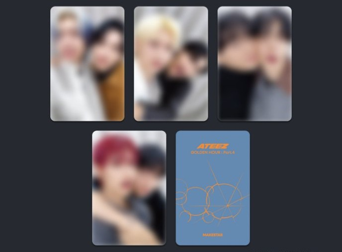 タワ渋MAKESTAR】 #ATEEZ [GOLDEN HOUR : Part.4] MAKESTAR限定特典