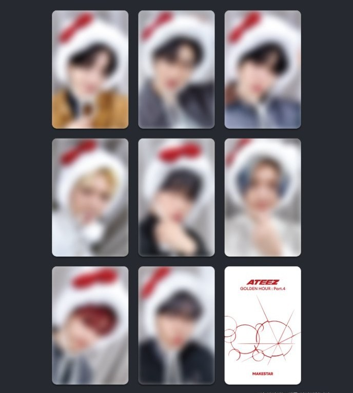 タワ渋MAKESTAR】 #ATEEZ [GOLDEN HOUR : Part.4] MAKESTAR限定特典