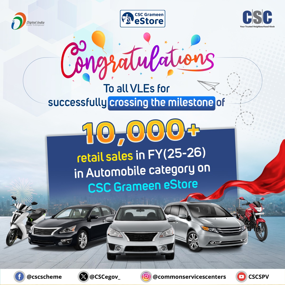 CSC Grameen eStore tweet media