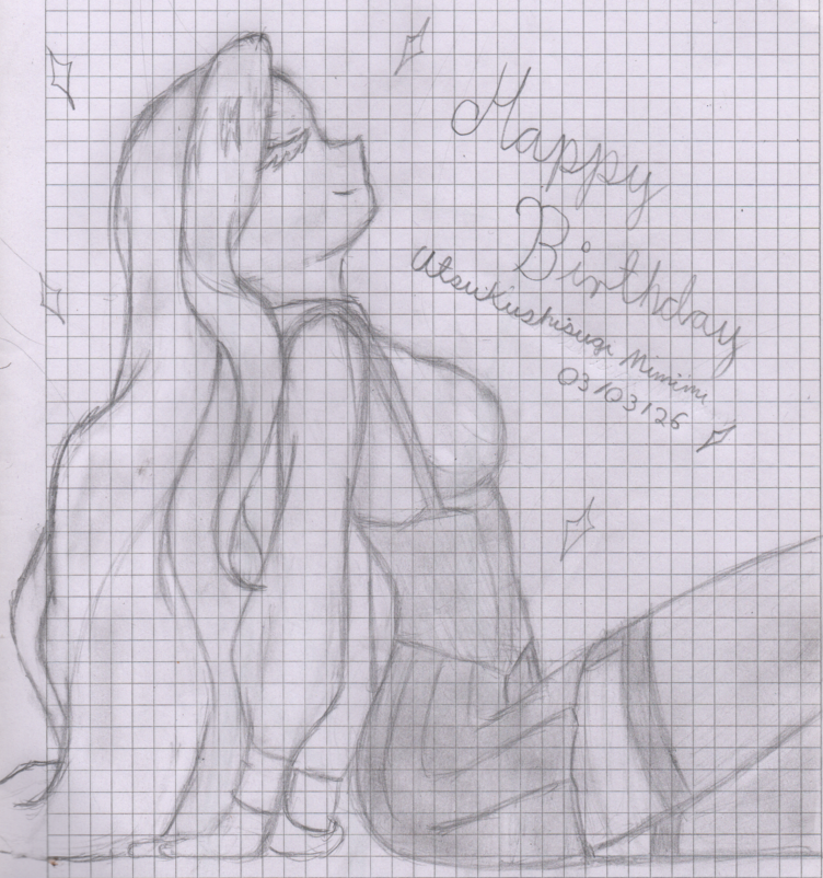 Something from me in honor to the birthday of the beautyness itself 💛🌟✨

Happy birthday Utsukushisugi Mimimi 🎉💛

#100カノファンアート #美杉美々美