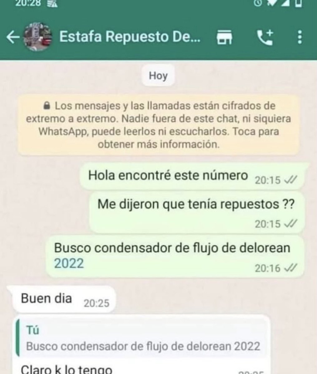 Estafa Repuesto