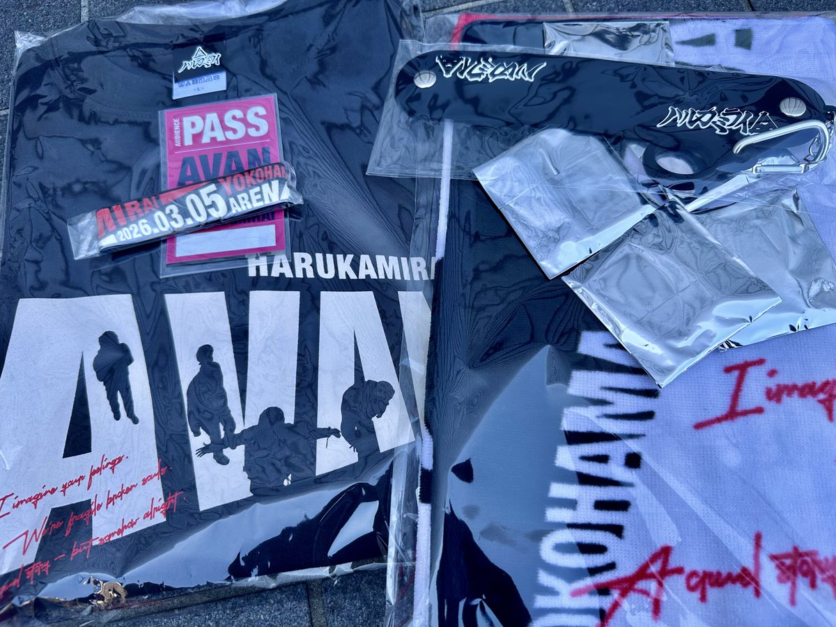 ハルカミライ横アリ物販、10時前に並んで発売開始してすぐに購入完了