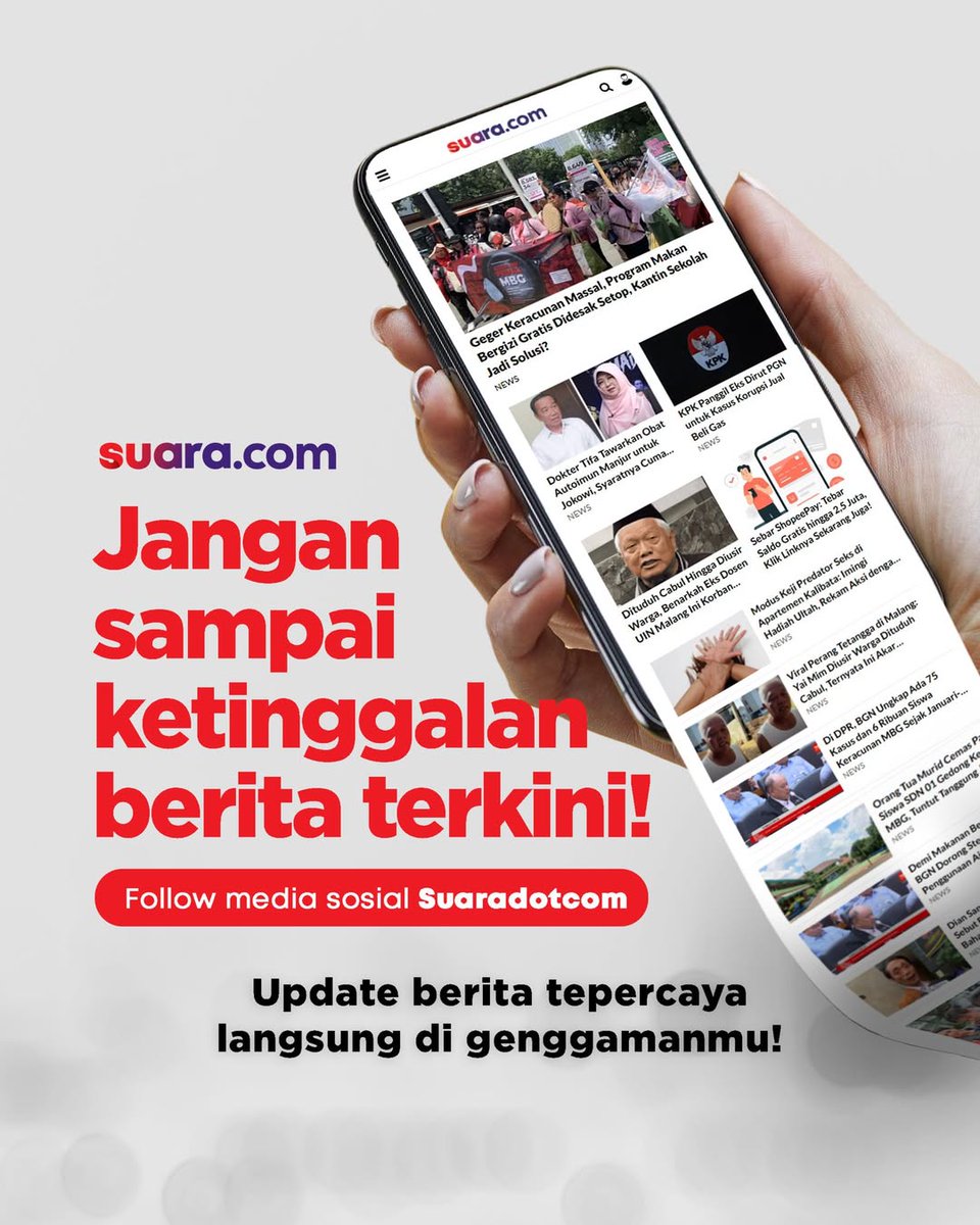 suaradotcom's tweet image. Pemerintah Indonesia tak mengutuk serangan AS-Israel ke Iran dan wafatnya Khamenei.

Sugiono menegaskan pentingnya menahan diri dan kembali ke meja diplomasi.

Indonesia menyerukan penghormatan terhadap kedaulatan dan penyelesaian damai.

Ada komentar, Sobat Suara?

DG #menlu