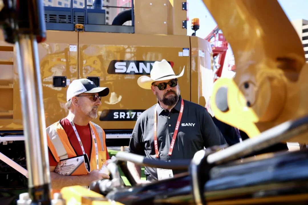 ChangshaCity's tweet image. SANY makes a powerful statement at CONEXPO in the U.S. 🚜 #SANY #Construction #GlobalBusiness