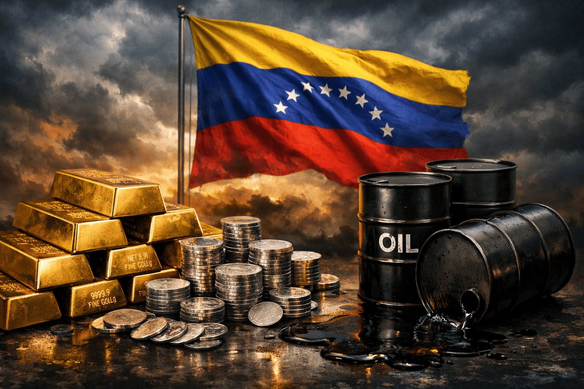 🇺🇸🇻🇪 | ÚLTIMA HORA: El presidente Donald Trump ha negociado un acuerdo de oro "multimillonario" entre EE.UU. y Venezuela, según Axios. 

Los detalles incluyen:

▪️La empresa minera estatal de Venezuela, Minerven, acuerda vender hasta 1.000 kilogramos de oro destinados a los
