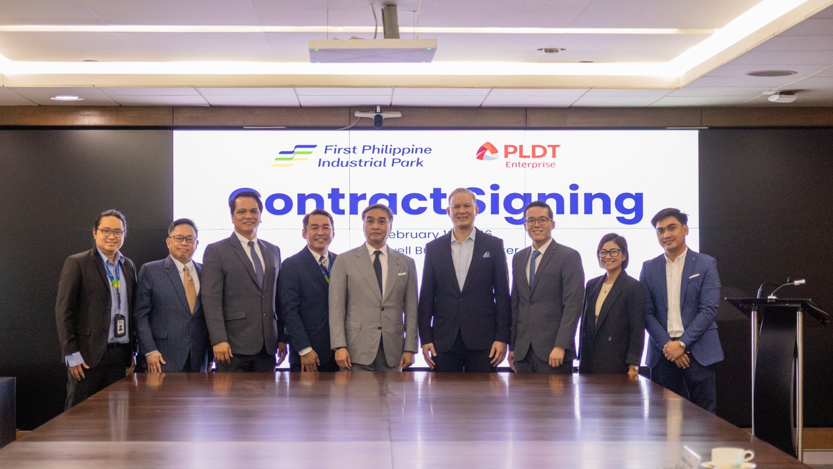 lopezlinkph's tweet image. PLDT Enterprise Strengthens Partnership with First Philippine Industrial Park to Bolster Digital Infrastructure for Industrial Locators fpip.com/PLDT-Enterpris…

#FPIP #PLDT #FirstPhilippineIndustrialPark