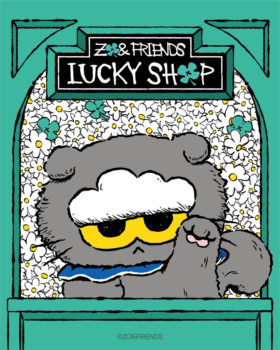 🍀 ZO&FRIENDS LUCKY SHOP POP-UP ZOAが用意した小さな幸運が