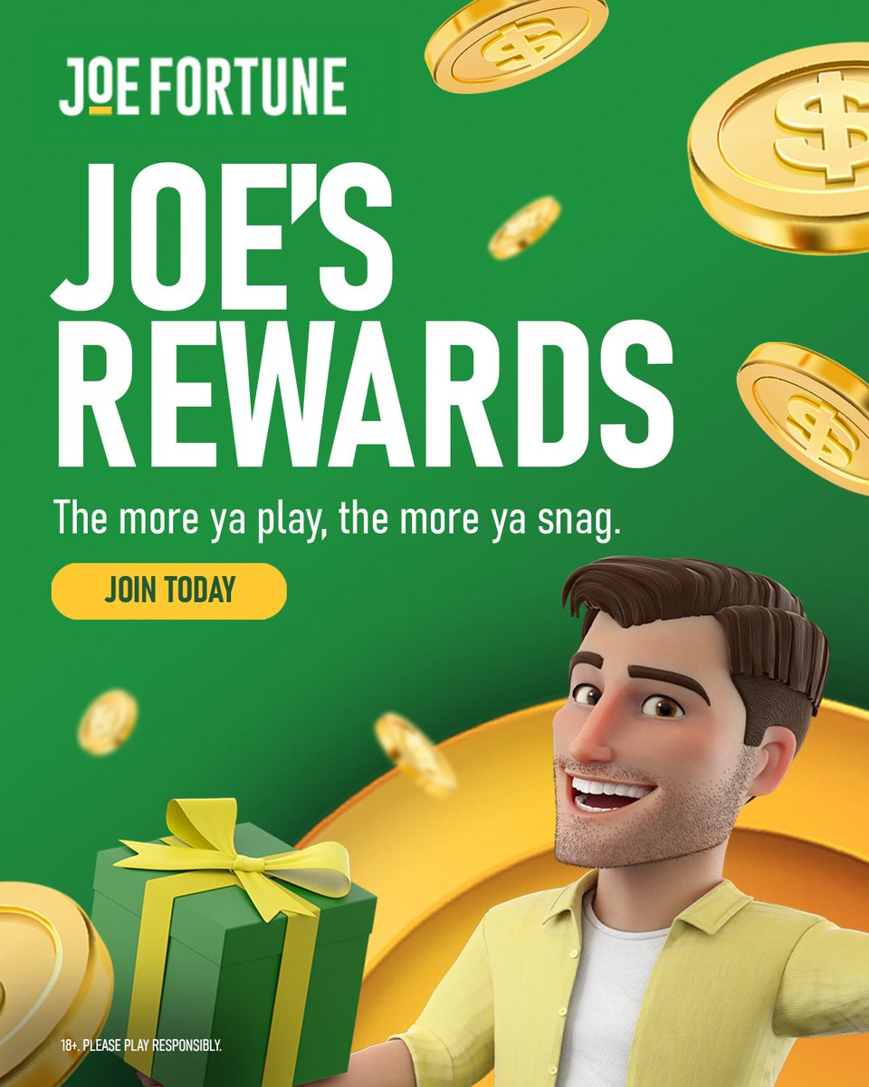 Joe Fortune mobile app interface on a smartphone