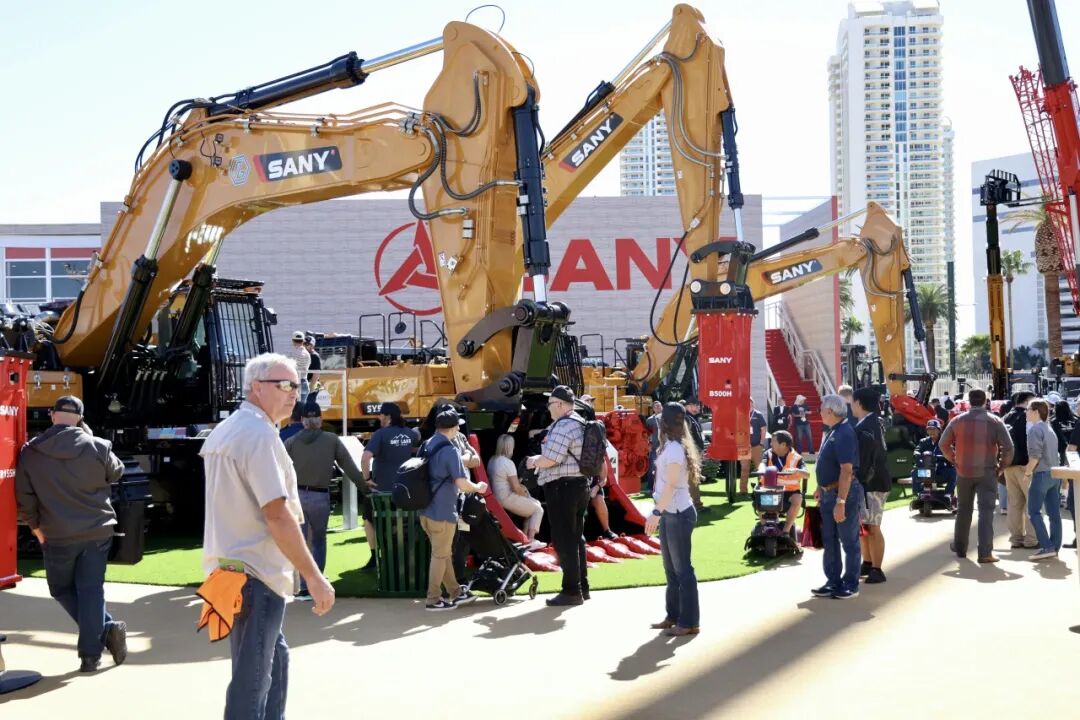 ChangshaCity's tweet image. SANY makes a powerful statement at CONEXPO in the U.S. 🚜 #SANY #Construction #GlobalBusiness