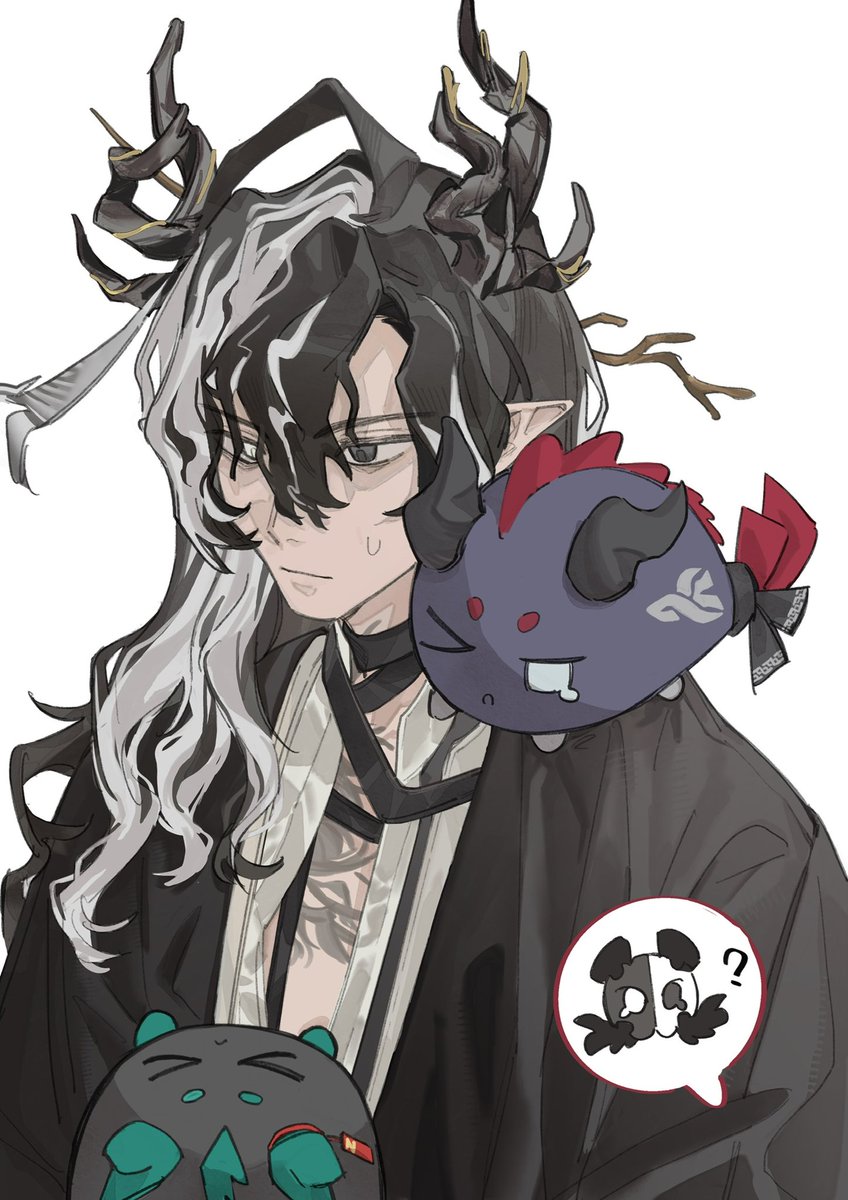 bmhj_srk's tweet photo. #Arknights #望 
🥺😢➡️😐💦🫳⚫️ https://t.co/JKr8pibVl2