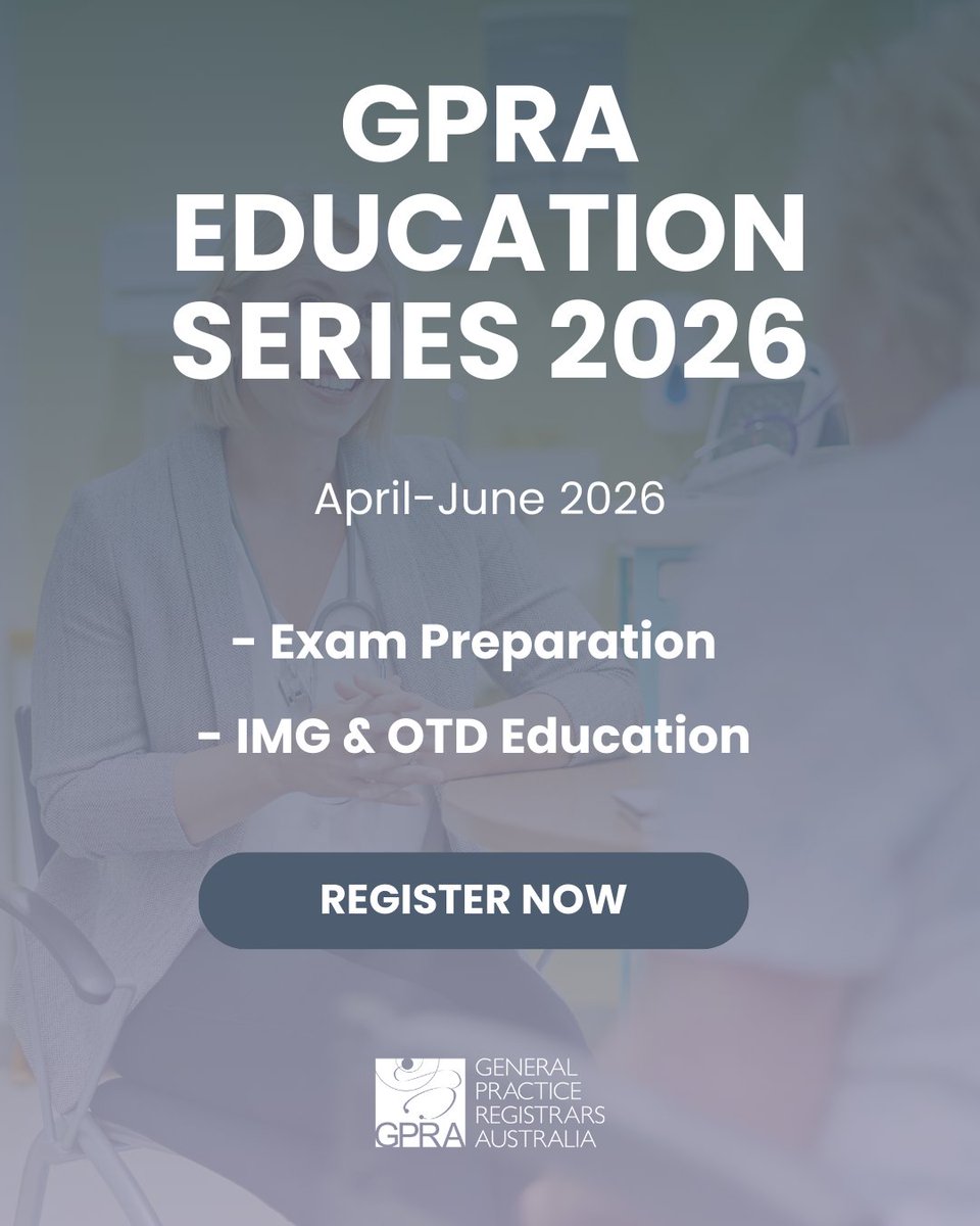 General Practice Registrars Australia (GPRA) tweet media