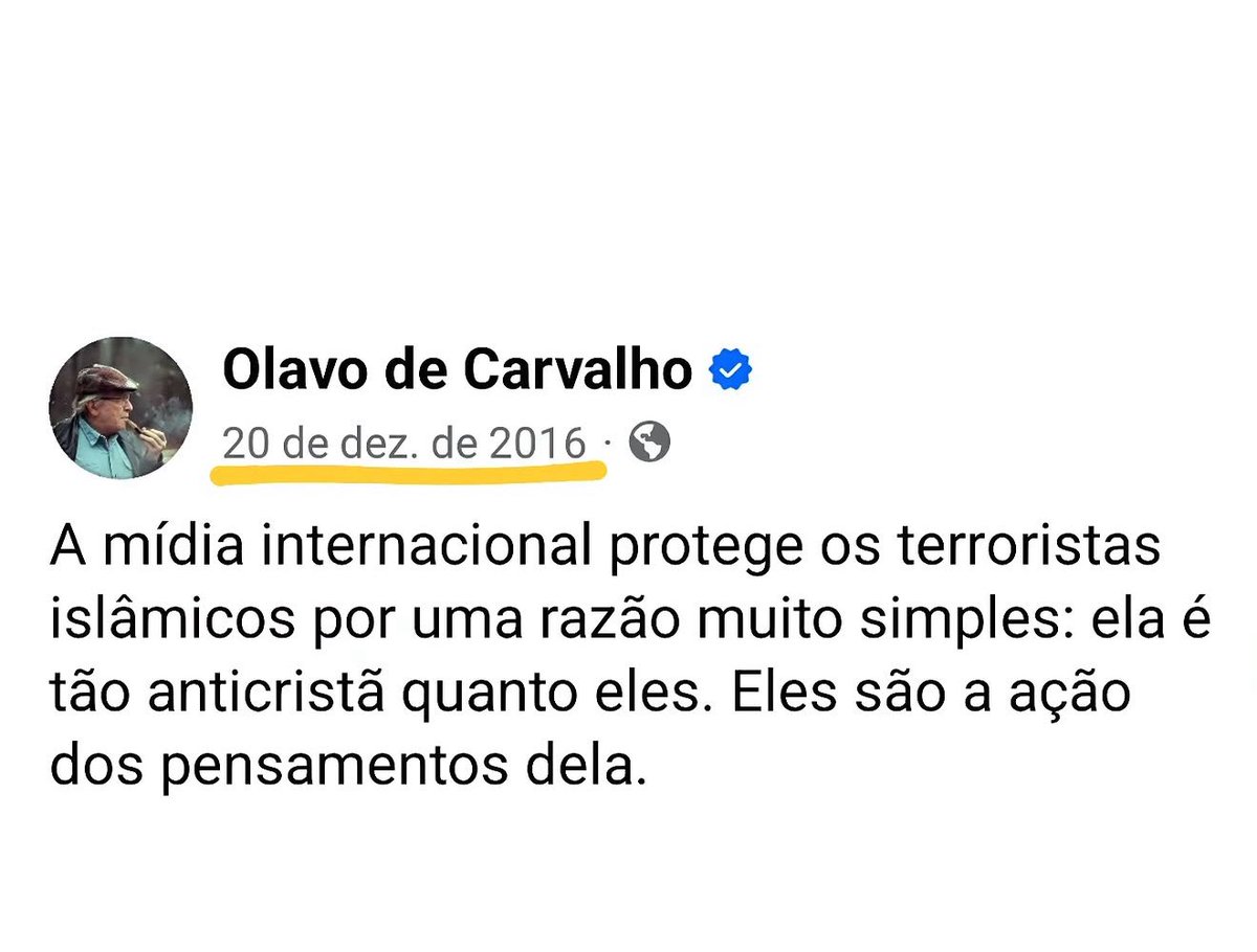 OLAVO TEM RAZÃO