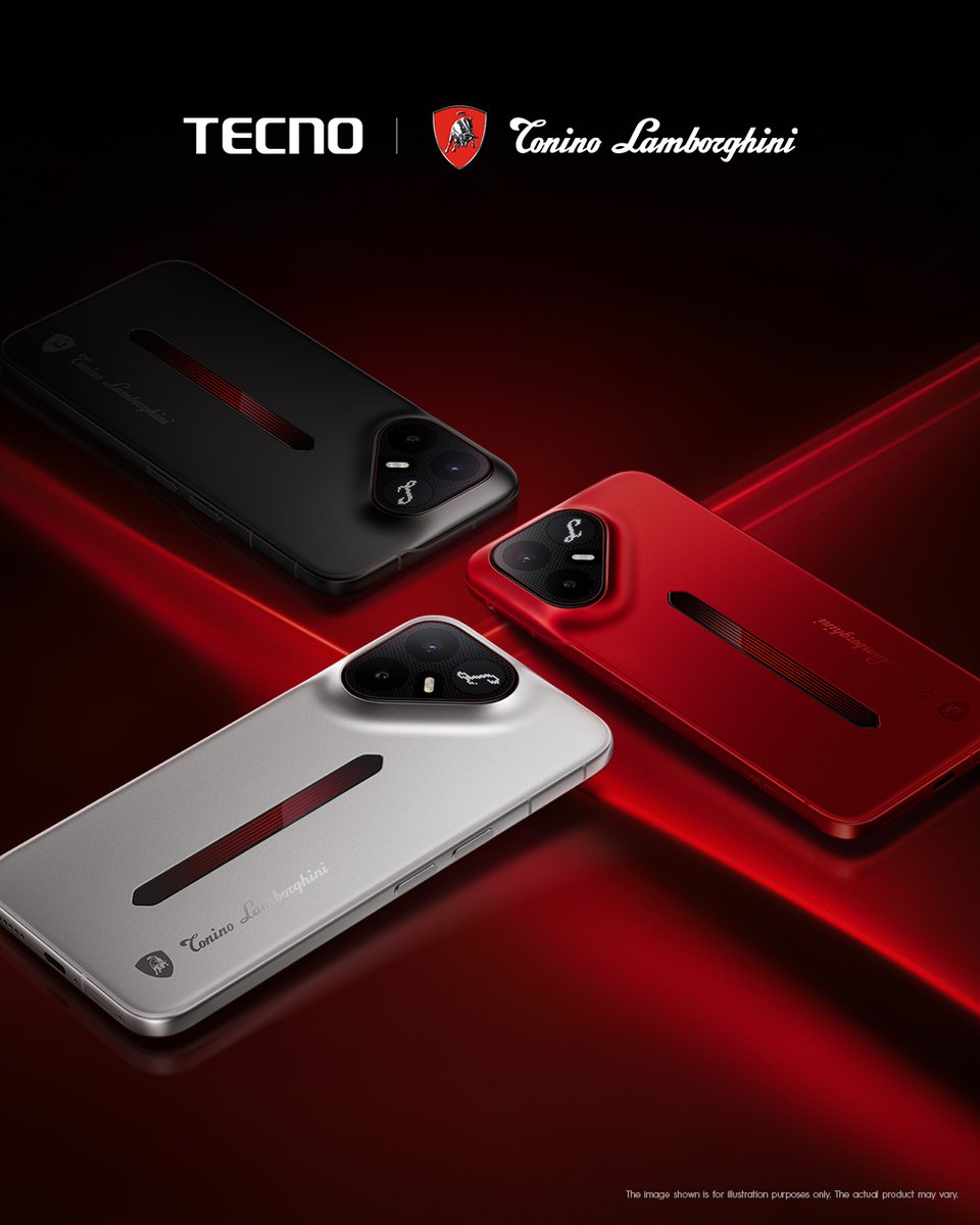 tecnomobile's tweet photo. Expressive, vibrant and full of life: TECNO's partnership with Tonino Lamborghini features Tonino Lamborghini TECNO TAURUS (MEGA MINI G1 Pro), TECNO POVA Metal Tonino Lamborghini Limited Edition, and Tonino Lamborghini TECNO AIoT Ecosystem of laptops, tablets and wearables. 

#MWC26 #TECNOAI #TECNO #TECNOMobile #ToninoLamborghini