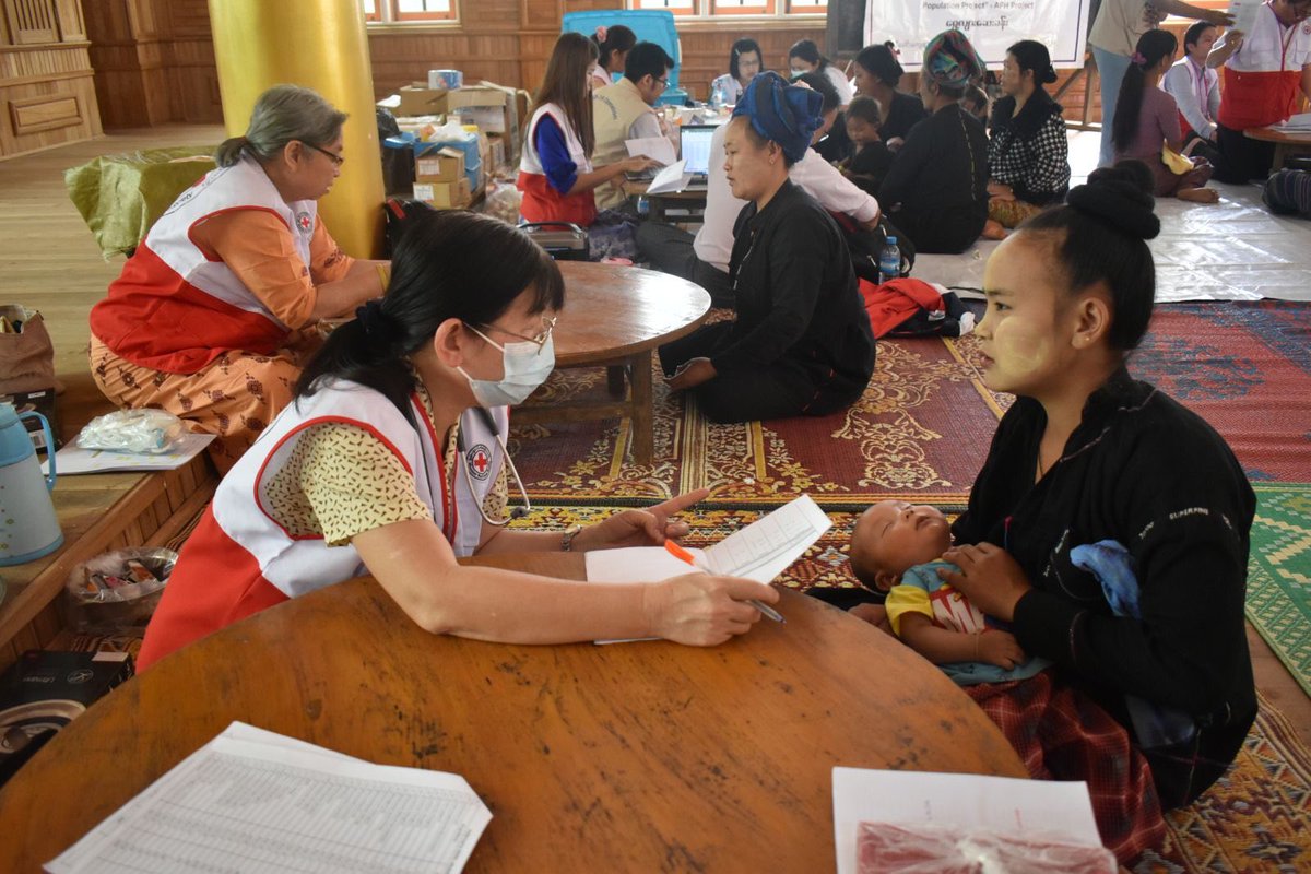 Myanmar Red Cross tweet media