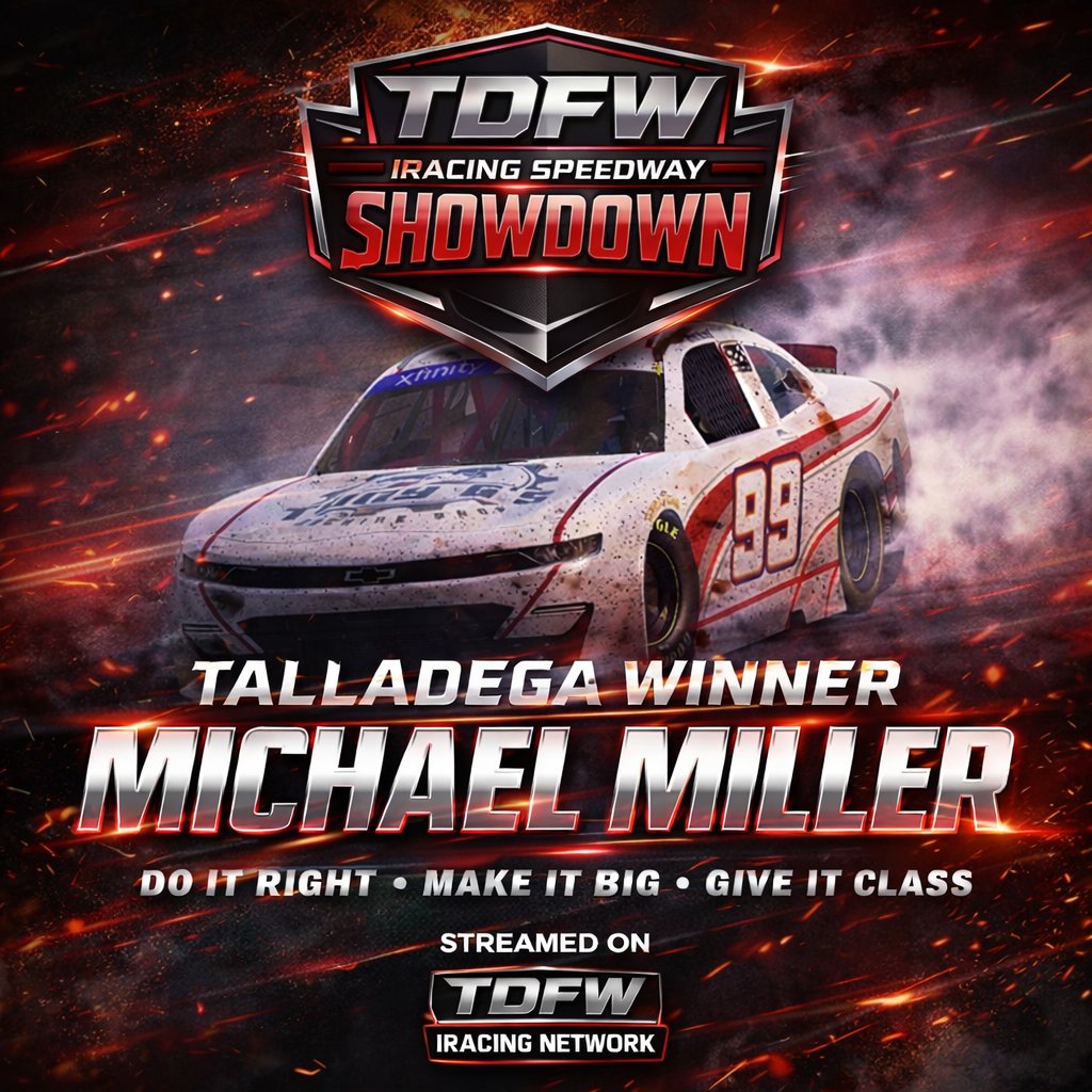 Turn Down For What Iracing Series (TDFW) tweet media