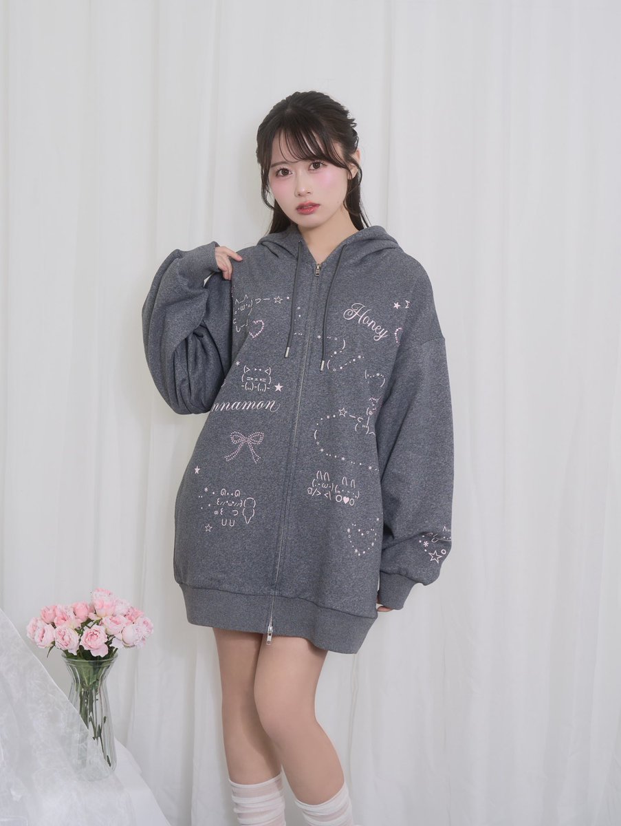 ⠀ ིྀ 𝑛𝑒𝑤 𝑎𝑟𝑟𝑖𝑣𝑎𝑙 ིྀ 絵文字プリントがかわいい ジップ