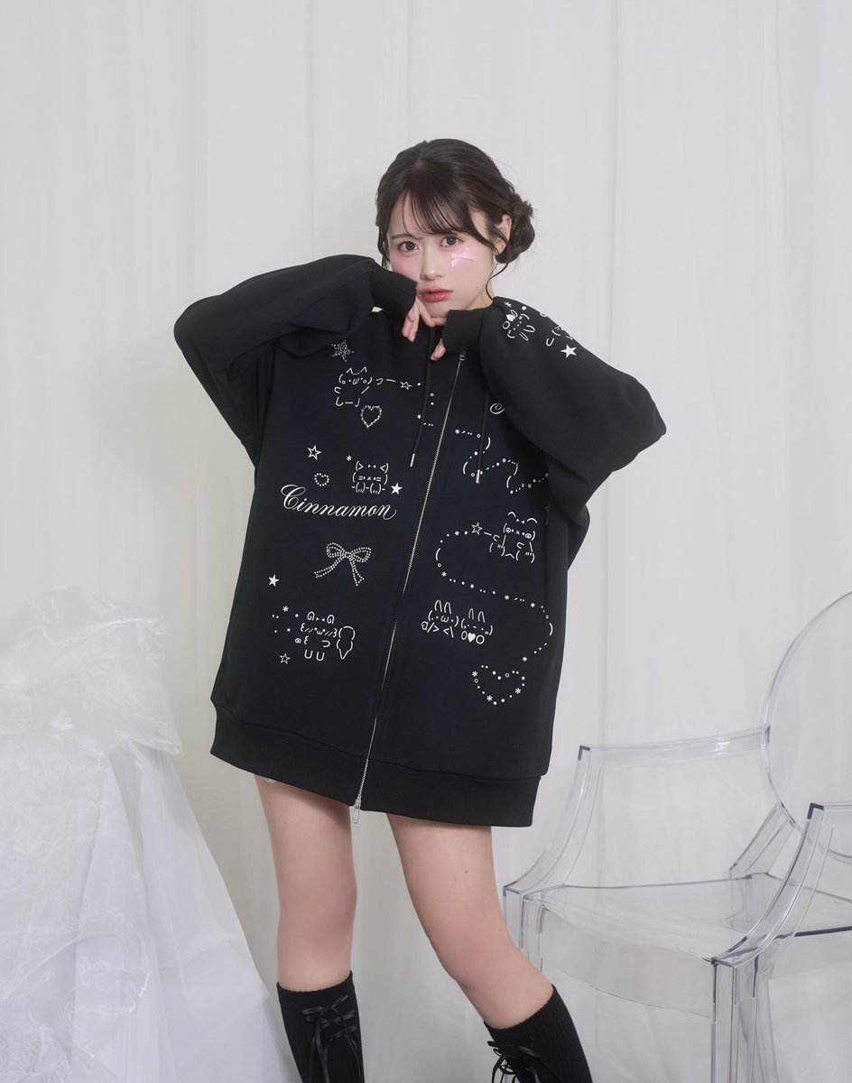 ⠀ ིྀ 𝑛𝑒𝑤 𝑎𝑟𝑟𝑖𝑣𝑎𝑙 ིྀ 絵文字プリントがかわいい ジップ