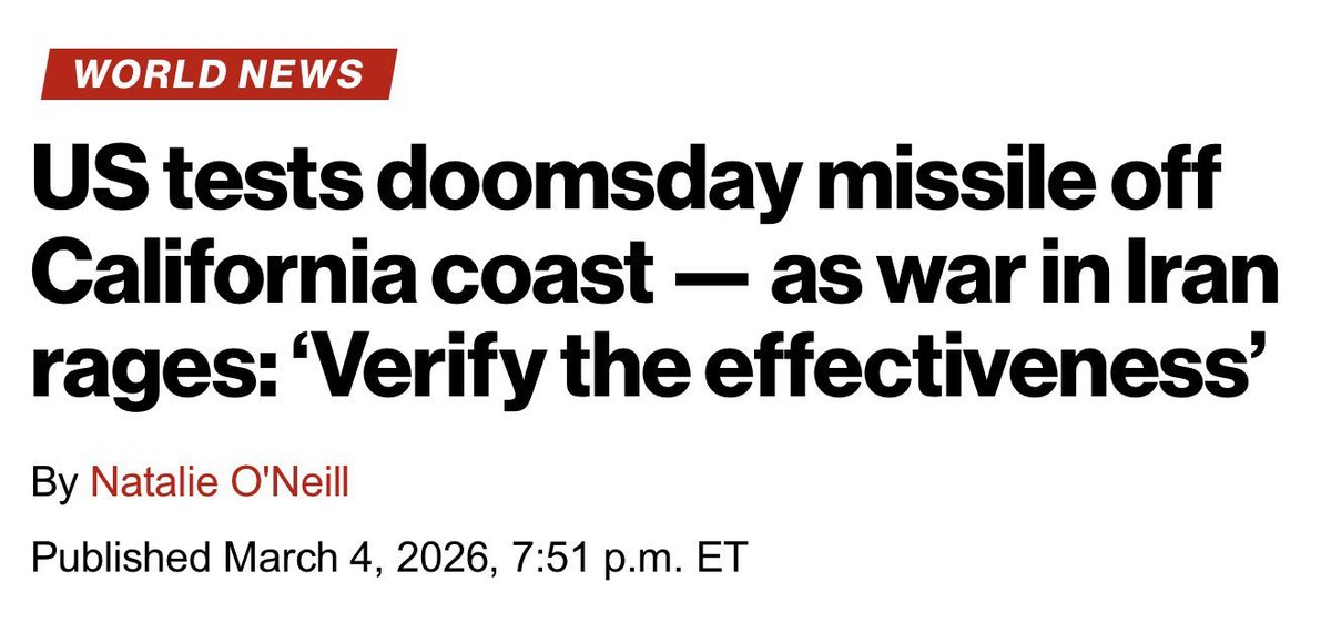EEUU probó hace minutos el Minuteman III sin carga nuclear

#geopolitica #eeuu