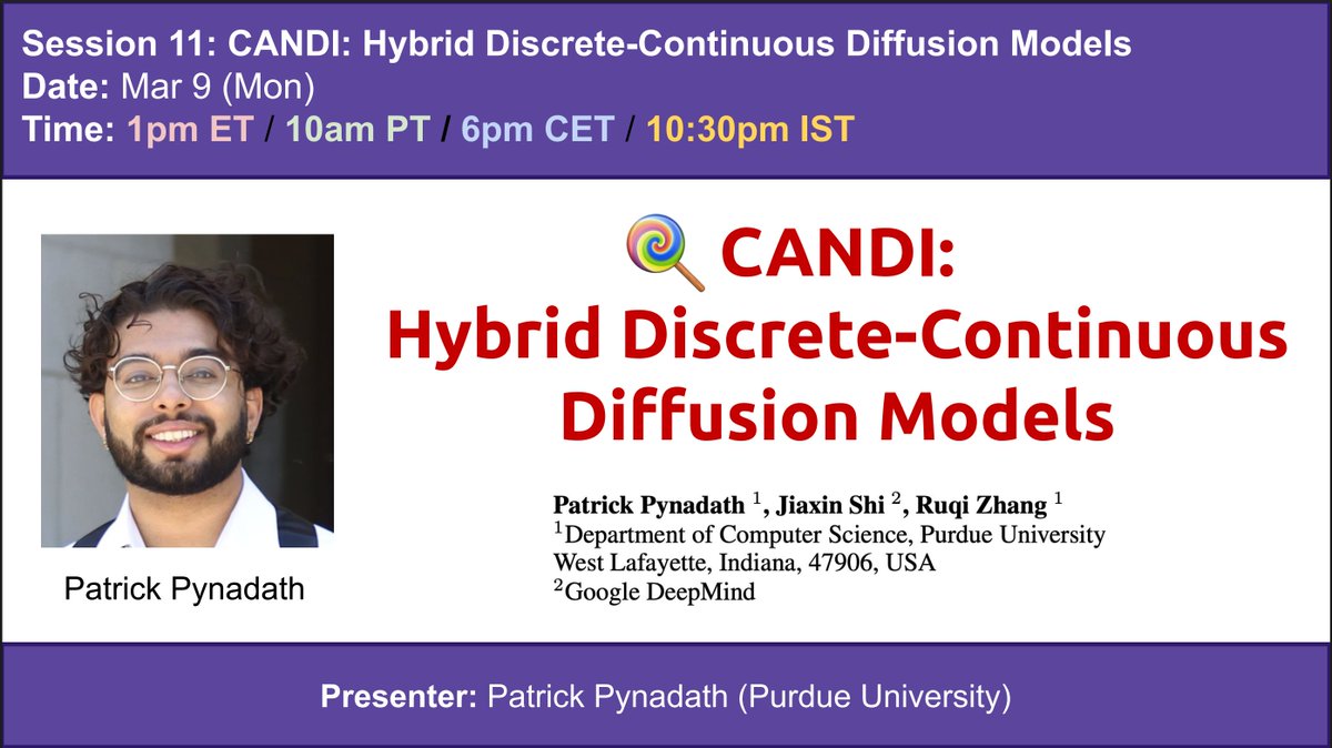 Discrete Diffusion Reading Group tweet media