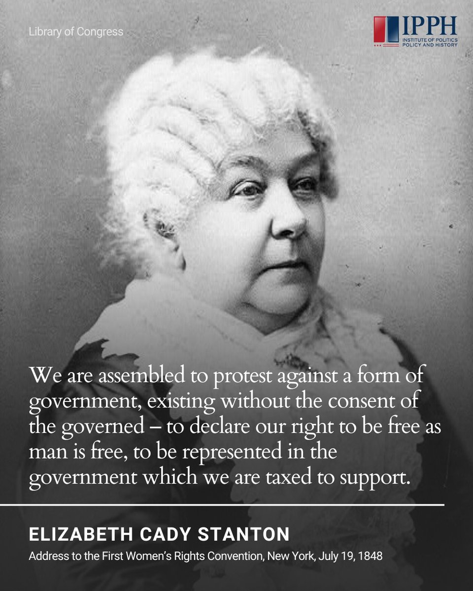 ipphdc's tweet photo. Before women could vote, the fight for women’s rights was led by activists like Elizabeth Cady Stanton — a complex figure with her own racial and class prejudices. 

Learn more about Stanton and other influential women who shaped Washington, D.C. at IPPH’s Defining Women’s Legacy Symposium on March 28.

🔗 RSVP: https://t.co/S8bohoKxVq