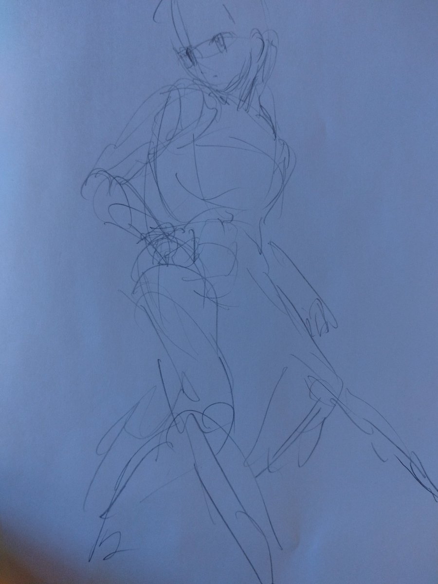 歩法やステップというところまで踏み込むと、
絵として描く以前の話も入ってくるわけだが、

真っ向から向き合う時期が来た気がするな。
待っていたよこの時を🔥 