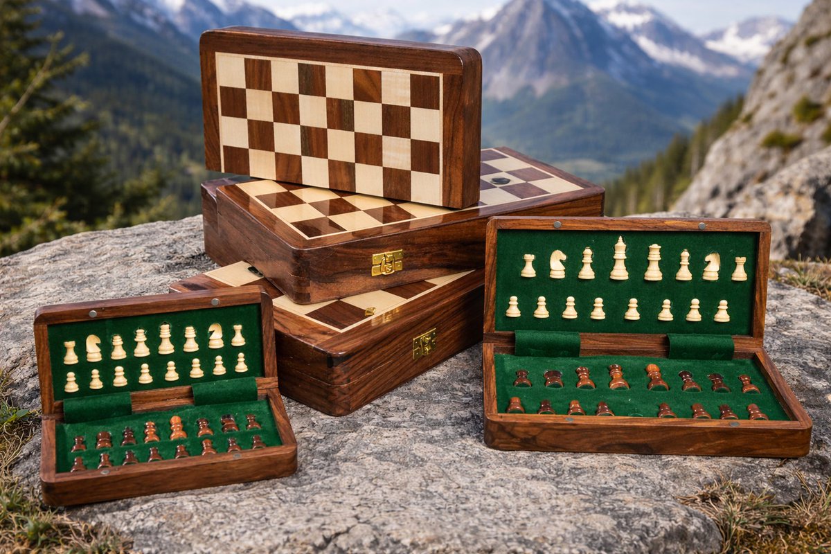 chessbazaar's tweet photo. ♟️ Travel Magnetic Chess Sets – Play Anywhere!
Available in all sizes – from mini pocket sets to large premium boards.
#TravelChess #MagneticChess #ChessOnTheGo https://t.co/iSob7PoOs6