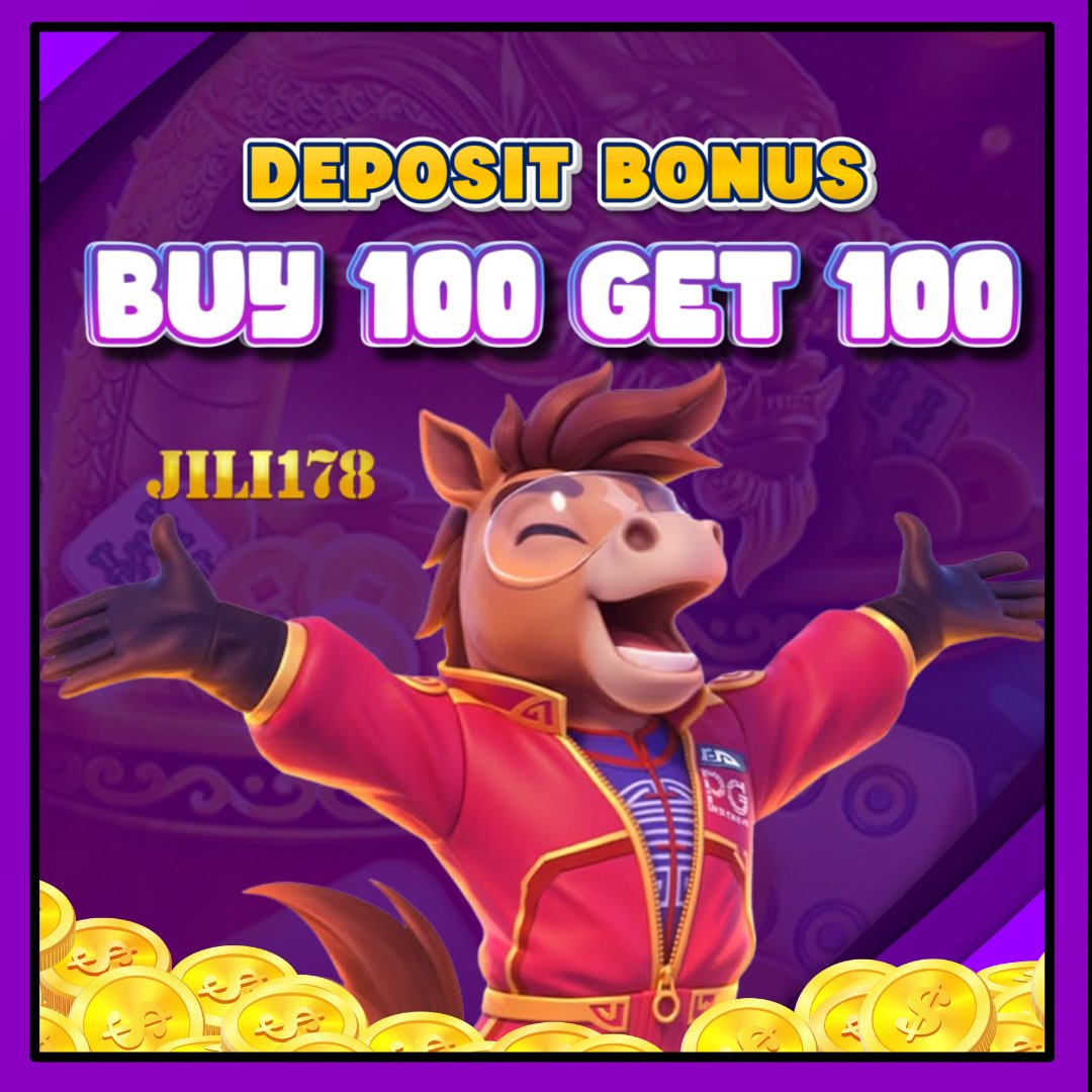 QueenLosada's tweet image. 🔥 100% DEPOSIT BONUS ALERT! 🔥

At JILI178

💰 Deposit 100
🎁 Get 100 BONUS

Start playing with DOUBLE credits today! 🚀 👉 bit.ly/TGJILI178Signup

#BonusPromo #JILI178 #OnlineSlots #CasinoBonus #bonus #Free100 #AcneStudiosFW26 #LingOrmDiorAW26APTLook #Curtis