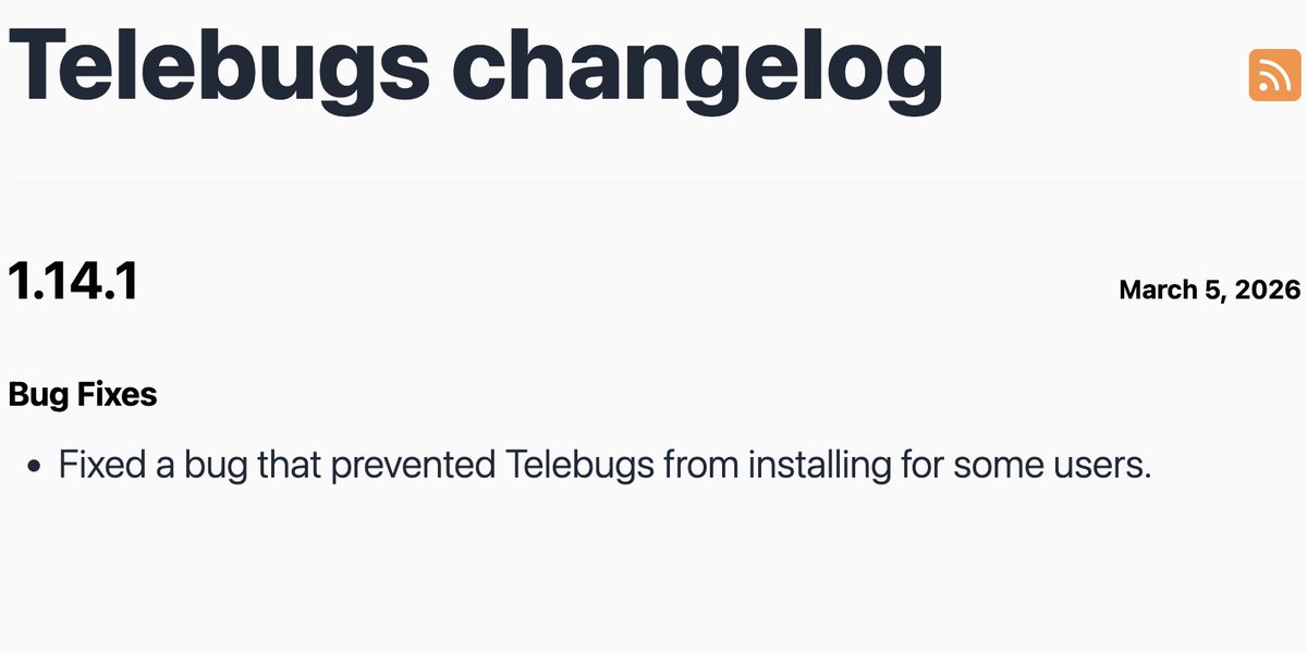 Telebugs Error Tracking tweet media