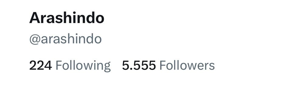Arashindo tweet media