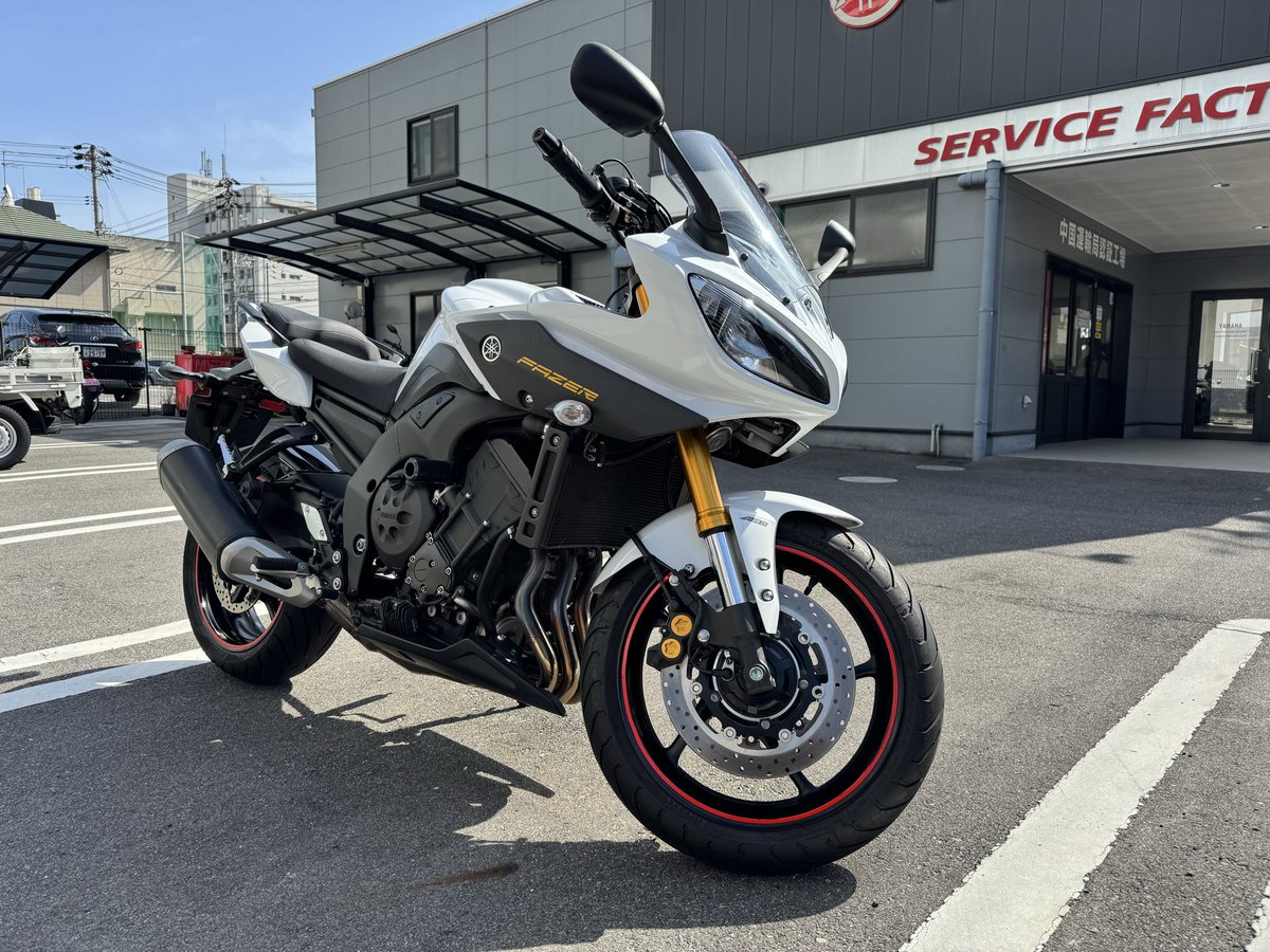 yspokayama's tweet photo. 🚨中古車入荷情報🚨

FAZER8 ABS 

中古車入荷しました‼️
4気筒800cc少し珍しい車両になります🏍️
当店新車販売車両でメンテナンスもしていた車両なので状態はバッチリですよ👌

お問い合わせお待ちしております🤝

#YSP岡山 #ヤマハ #バイク #FAZER8 
#中古車 https://t.co/kIA2H8n5am