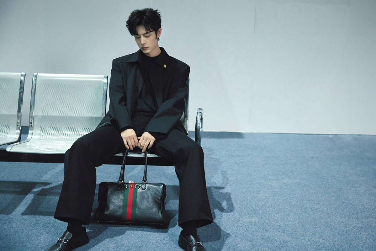 lots of 🦐s went searching for the <a href="/gucci/">gucci</a> sunglasses, necklace, and Gucci Borsetto bags after #XiaoZhan wore them! Power of Gucci’s GBA!

#XiaoZhanxGucci