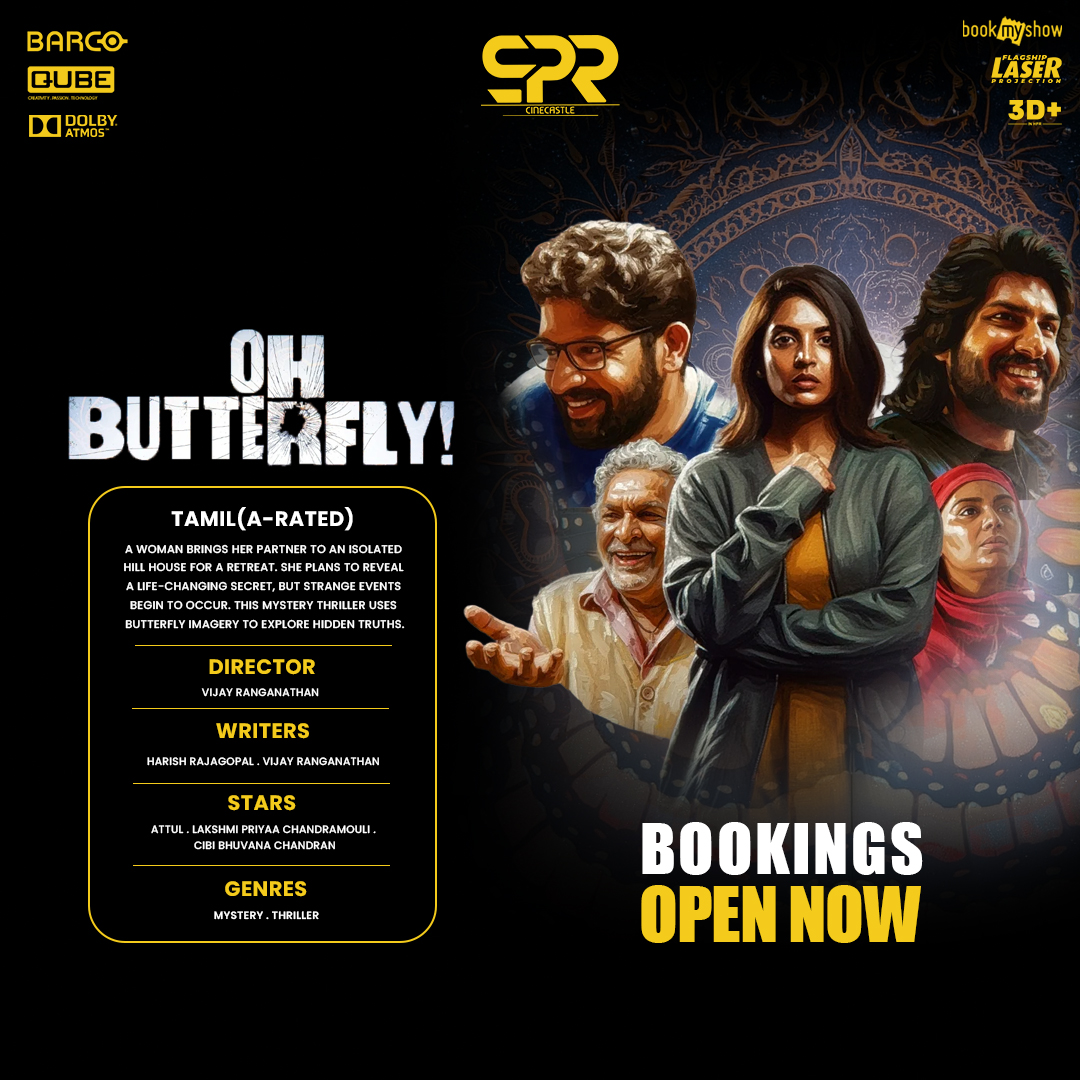 SPRcinecastle's tweet photo. Intense. Bold. Unfiltered.
This one’s strictly for adults who love powerful storytelling and gripping moments. 🔥🎬
.
A Rated – 18+ Only
🎟️ Advance Booking Now Open
🍿 Experience it exclusively at SPR Cinecastle
.
#OhButterfly #ARated #AdultsOnly #BookingOpenNow #SPRCinecastle #BoldCinema #TheatreExperience 🎥🔥