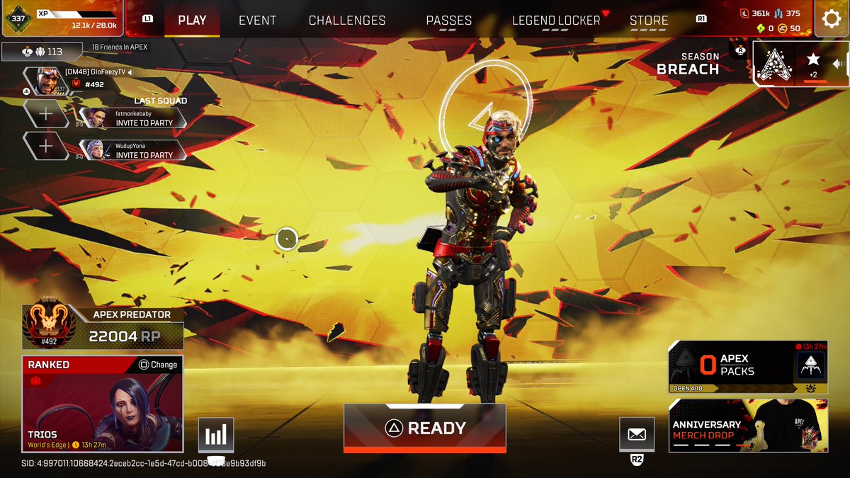 GloFeezy's tweet photo. The boys asked me to come outta retirement. The games sooooo boring all these cheaters 😂 it’s okay though mirage counters Titan🤓 #apexLegends https://t.co/7WUR0REmQX