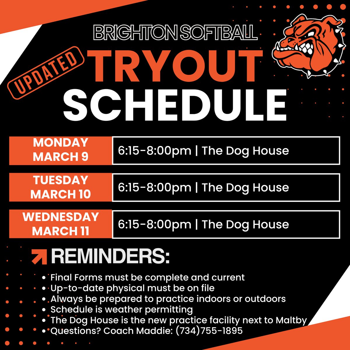 Brighton High School Softball tweet media