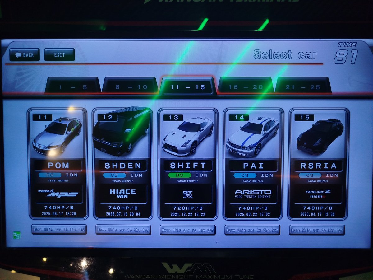 MrsimpleJesse's tweet photo. Update Of My Vehicle Collections On March 2026 From My Wangan Midnight Maximum Tune 6RR Journey #X #indonesia #fun #entertainment #hobby #wanganmidnight #maximumtune #fun #entertainment #hobby #bandainamco #photos #photography #namco #WMMT #WMMT6RR #arcade #racing #videogames https://t.co/MXkqtKTRBR