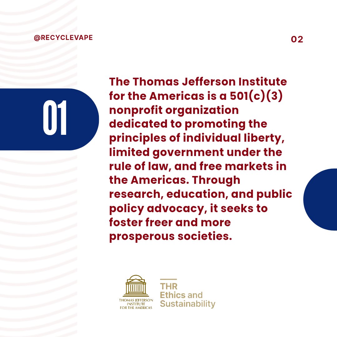 AylenVanIseldyk's tweet image. As the founder of THR Ethics &amp;amp; Sustainability, I’m pleased to announce our alliance with the Thomas Jefferson Institute for the Americas.
Together we drive #ReductionOfHarm from smoking, individual liberty, ethics, and scientific evidence. 
#THR  #IndividualLiberty #WomenInTHR